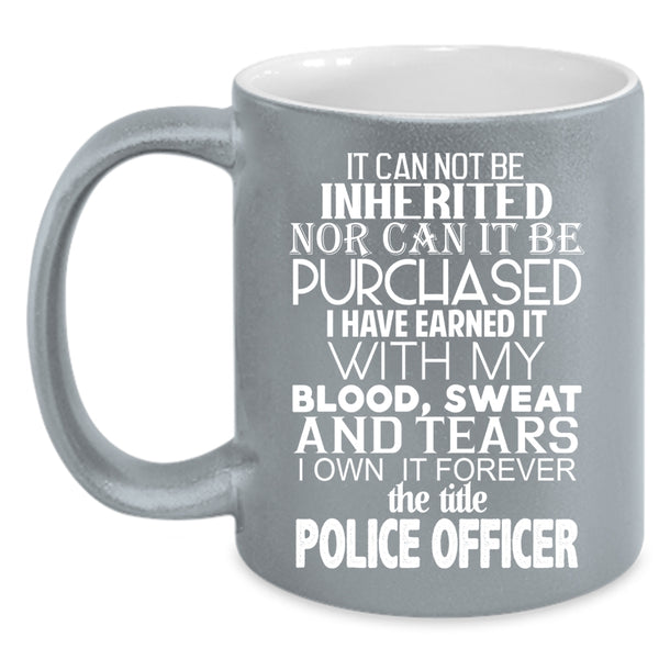 The Title Police Officer Coffee Mug, Awesome Police Officer Coffee Cup