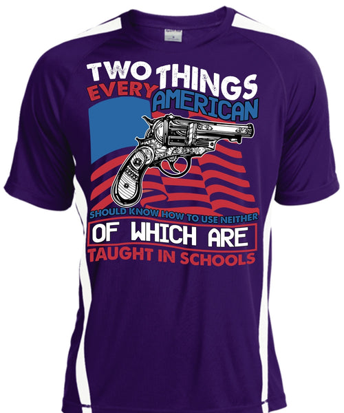 Two Things Every American T Shirt, Being A Gunner T Shirt, Cool Shirt