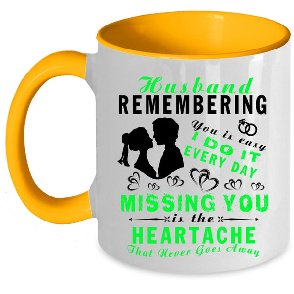 Cool Just Married Coffee Mug, Husband Remembering Accent Mug