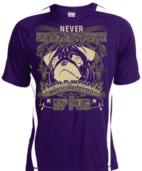 Old Woman Who Is Protected By Pug T Shirt, My Favorite T Shirt, Cool Shirt