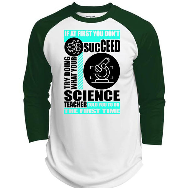 Science Teacher T Shirt, You Don't Succeed T Shirt, Awesome T-Shirts  (Polyester Game Baseball Jersey)