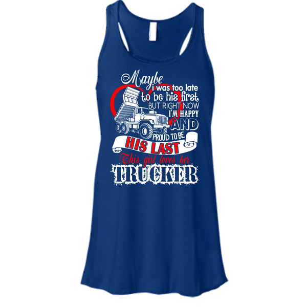 This Girls Loves Her Trucker T Shirt, Coolest Trucker Tank Top
