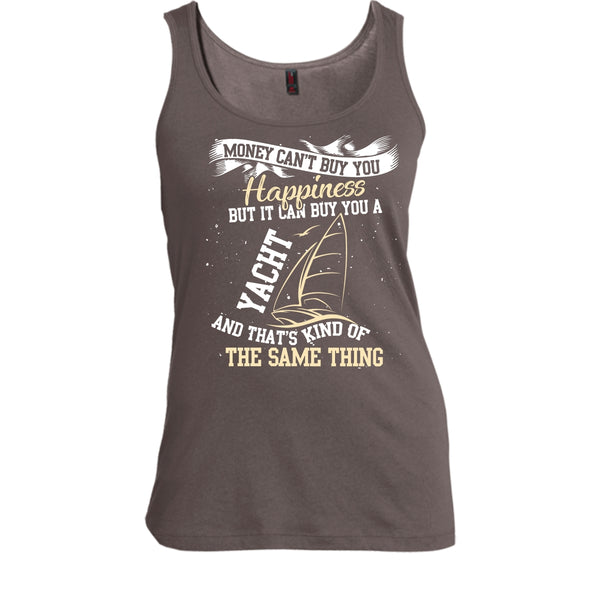 Money Can't Buy Happiness T Shirt, It Can Buy You A Yacht T Shirt, Cool T Shirt