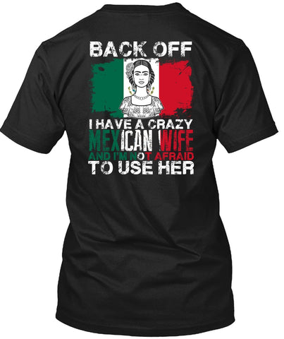 A black t-shirt with the shopify logo