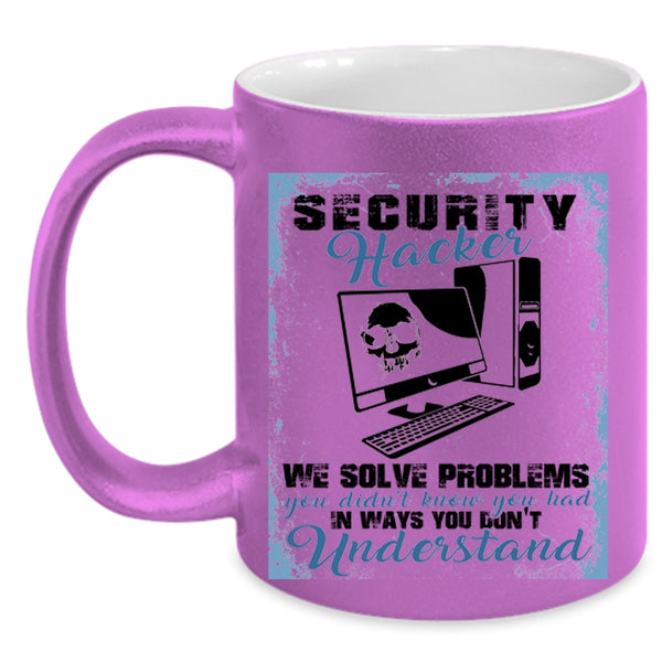 Cool Gift For Hackers Coffee Mug, Security Hackers Accent Mug