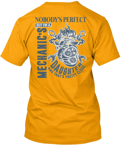 I'm A Mechanic's Daughter T Shirt, I Love Mechanic T Shirt