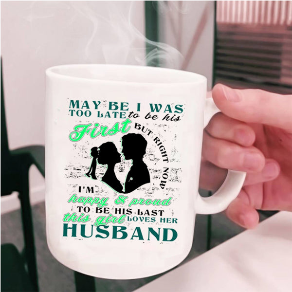 Cute Love Coffee Mug, This Girl Loves Her Husband Cup