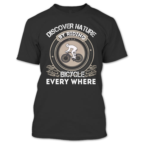 A black t-shirt with the shopify logo