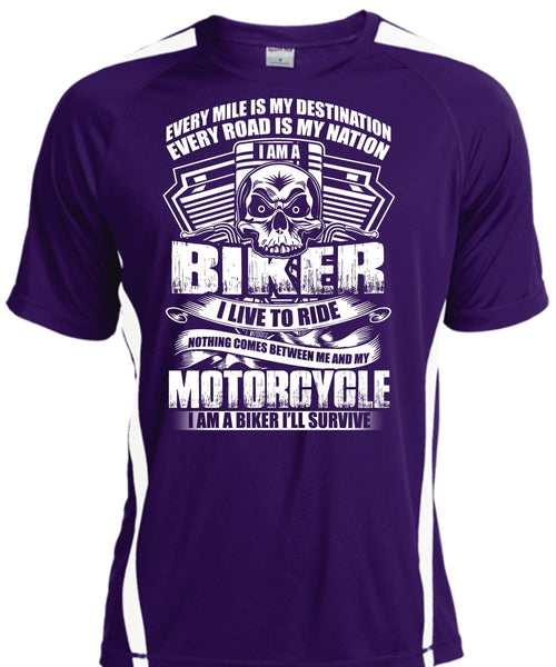 I Am A Biker T Shirt, My Motorcycle T Shirt, Cool Shirt