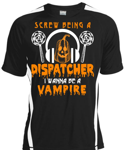 A black t-shirt with the shopify logo
