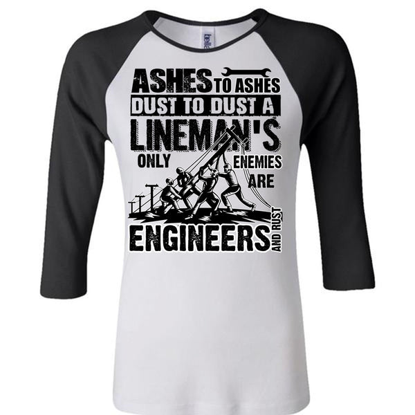 Lineman's Only Enemies T Shirt, I Love Lineman T Shirt, Awesome T-Shirts