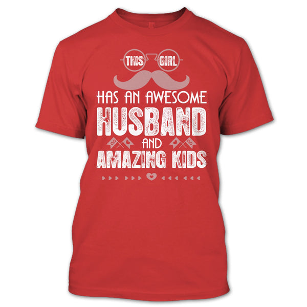 This Girl Has An Awesome Husband T Shirt, Husband T Shirt