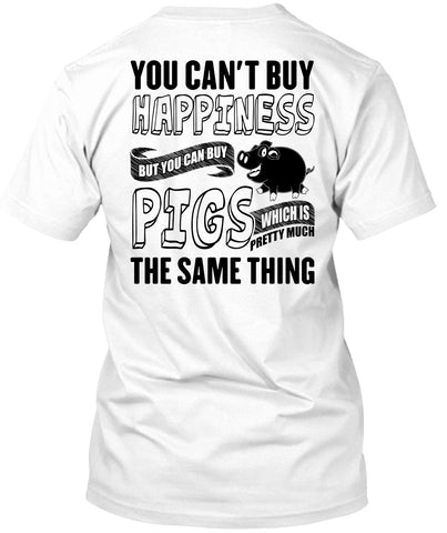 A black t-shirt with the shopify logo