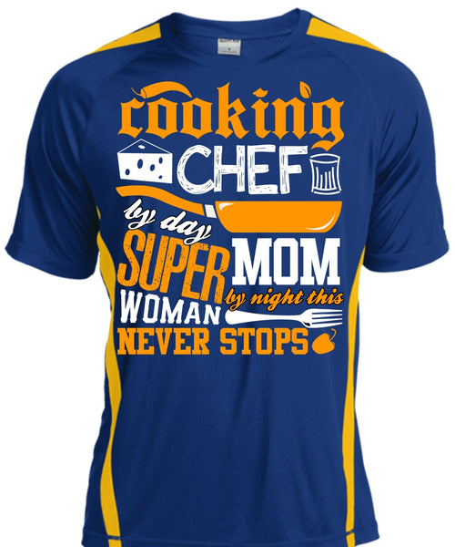 Cooking Chef By Day T Shirt, Mom By Night T Shirt, Cool Shirt