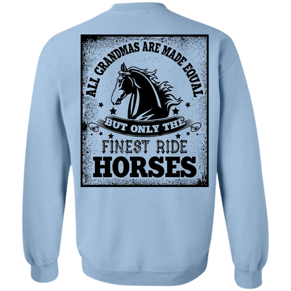 I Love Equestrian T Shirt, Finest Ride Horses Sweatshirt