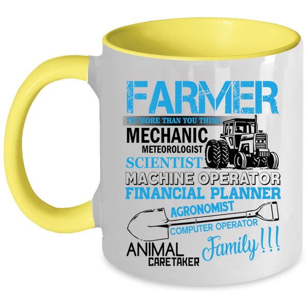 Best Gift For Famers Coffee Mug, Farmer Accent Mug