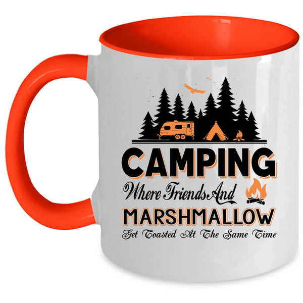 Best Gift For My Friends Coffee Mug, Camping Accent Mug