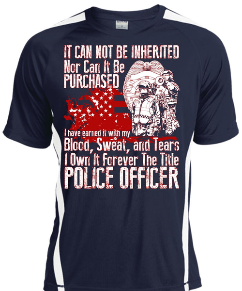 It Forever The Title Police Officer T Shirt, Being A Police T Shirt, Cool Shirt