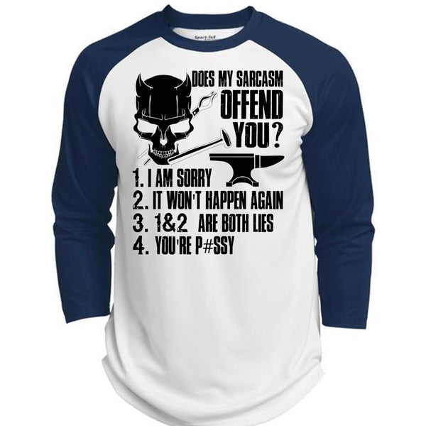 Does My Sarcasm Offend You T Shirt, I Love Ironworker T Shirt, Awesome T-Shirts  (Polyester Game Baseball Jersey)