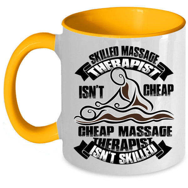 Cheap Massage Therapist Coffee Mug, Skilled Massage Therapist Accent Mug