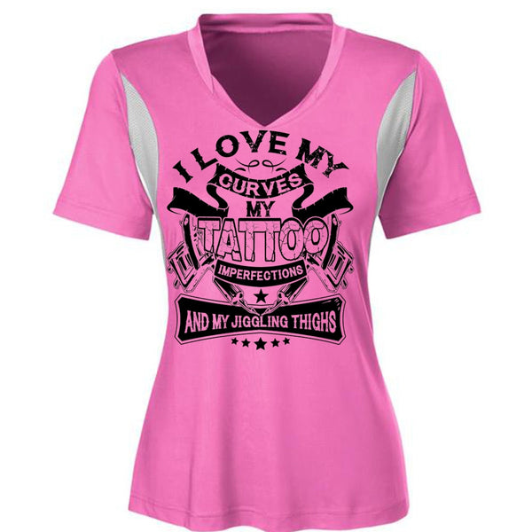 I Love My Curves My Tattoo T Shirt, I Love Tattoo T Shirt, Awesome T-Shirts