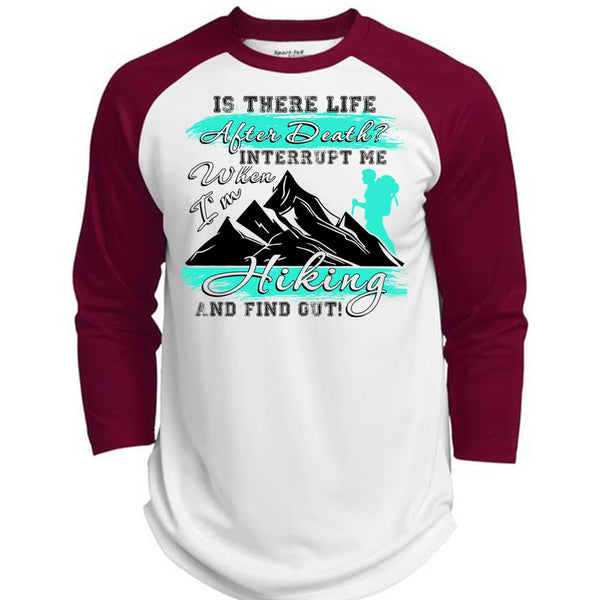 I'm Hiking T Shirt, I Love Hiking T Shirt, Awesome T-Shirts  (Polyester Game Baseball Jersey)