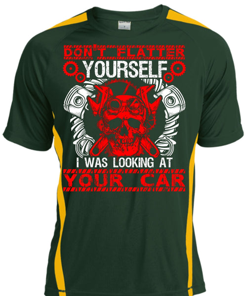I Was Looking At Your Car T Shirt, Being A Mechanic T Shirt, Cool Shirt