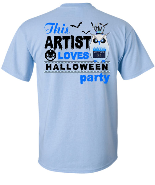 This Artist Loves Halloween Party T Shirt, Wait For Halloween T Shirt