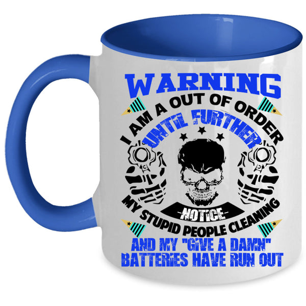 American Flag Coffee Mug, Cool Veteran Accent Mug