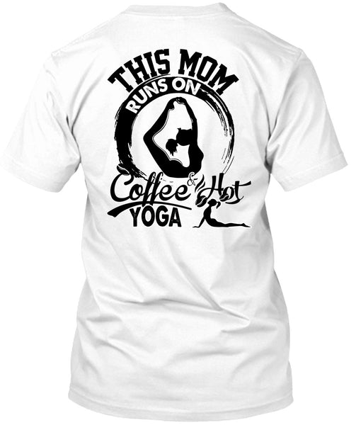 A black t-shirt with the shopify logo