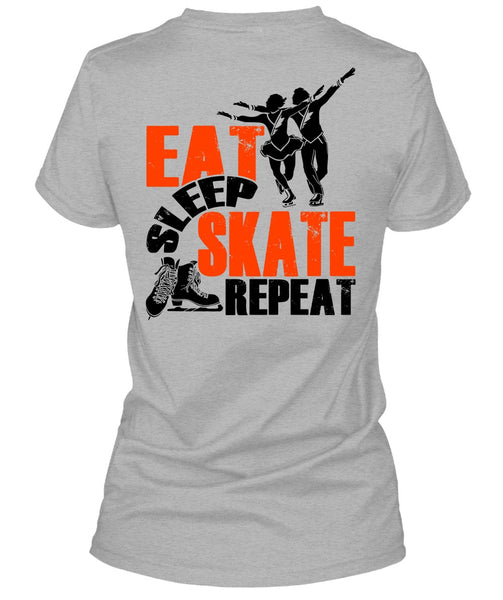 Eat Sleep Skate Repeat T Shirt, My Favorite T Shirt