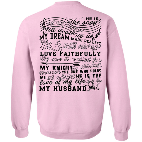 Being A Husband T Shirt, He Is My Husband Sweatshirt