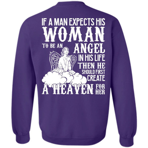 Create A Heaven T Shirt, I Love Wife Sweatshirt