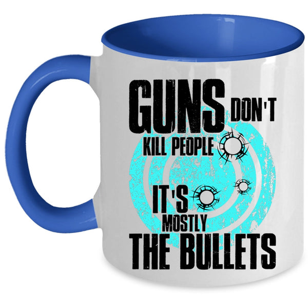 Funny Gift For Gun Owner Coffee Mug, Cool Gunaholic Accent Mug