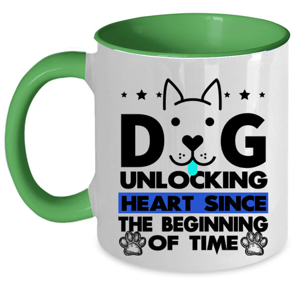 Cute Gift For Dog Lover Coffee Mug, Dog Unlocking Accent Mug