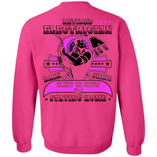 I Love Electrician T Shirt, Retired Electrician Sweatshirt
