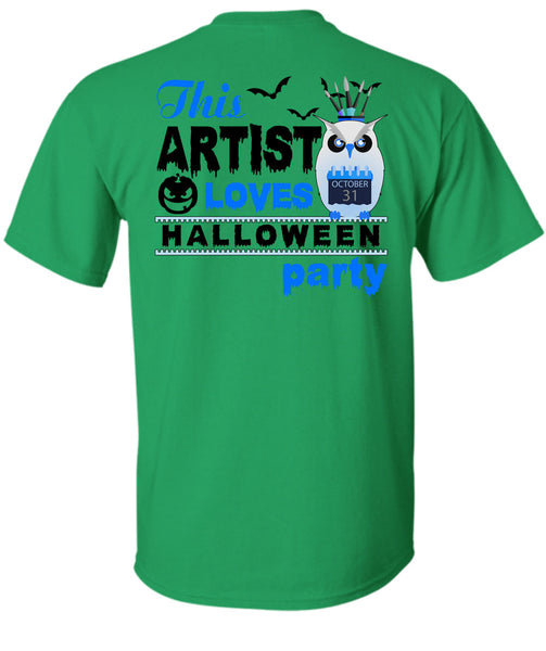 This Artist Loves Halloween Party T Shirt, Wait For Halloween T Shirt