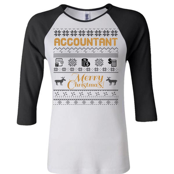 Accountant Merry Christmas T Shirt, I Love Accountant T Shirt, Awesome T-Shirts