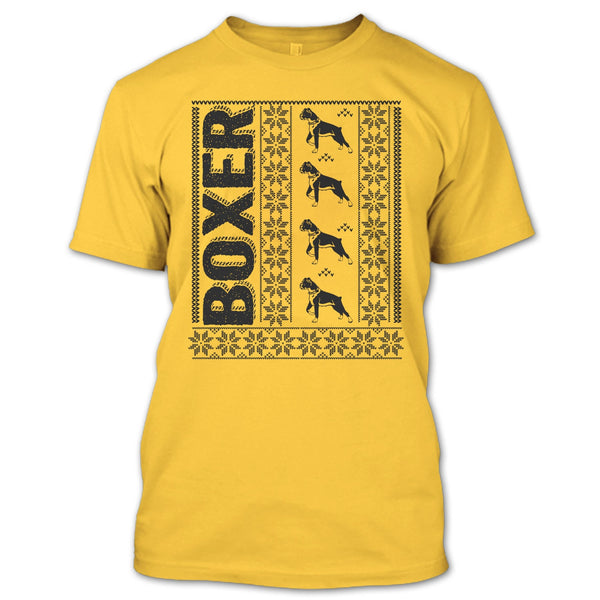 Coolest Boxer T Shirt, Merry Christmas T Shirt