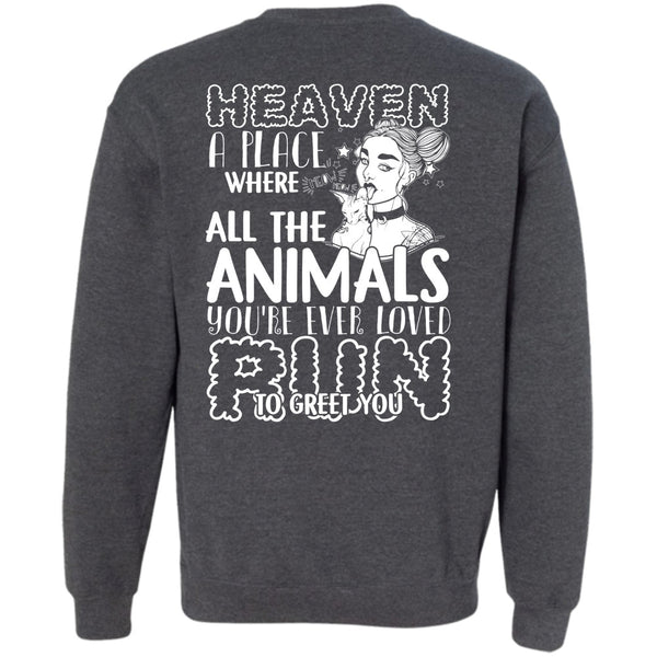 Heaven A Place T Shirt, I Love Cat Sweatshirt