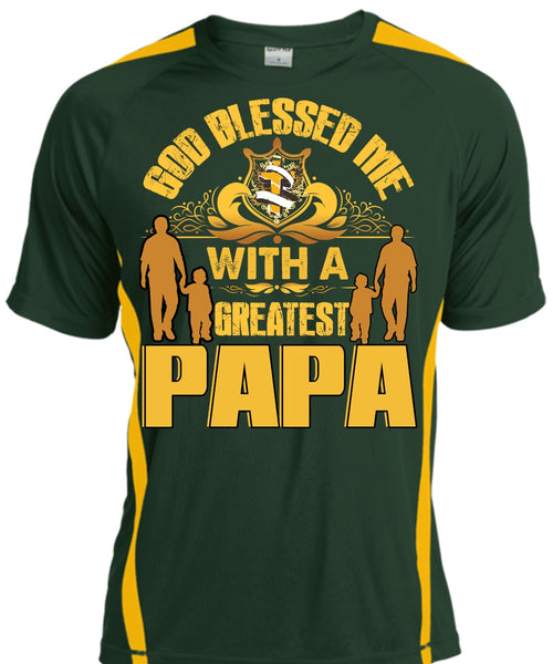 God Blessed Me With A Greatest Papa T Shirt, Being A Papa T Shirt, Cool Shirt