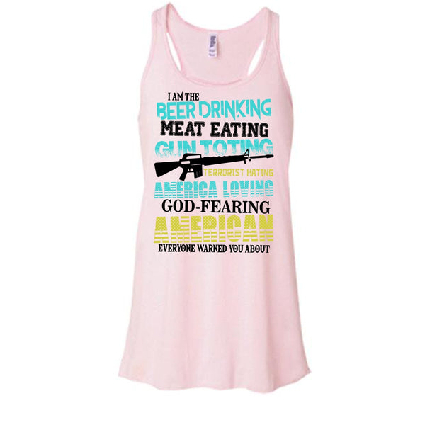 I'm The Beer Drinking T Shirt, God Fearing American Tank Top