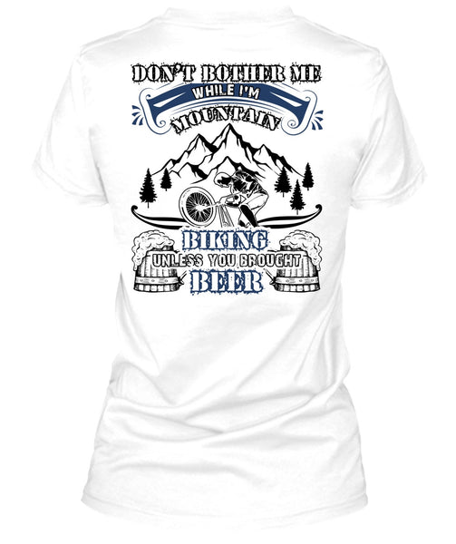 I'm Mountain Biking T Shirt, I Love Biker T Shirt