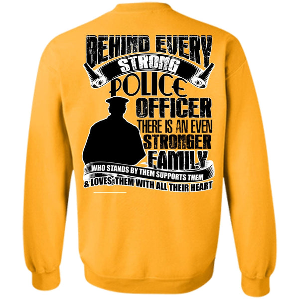 I Love Police T Shirt, Strong Police Officer Sweatshirt