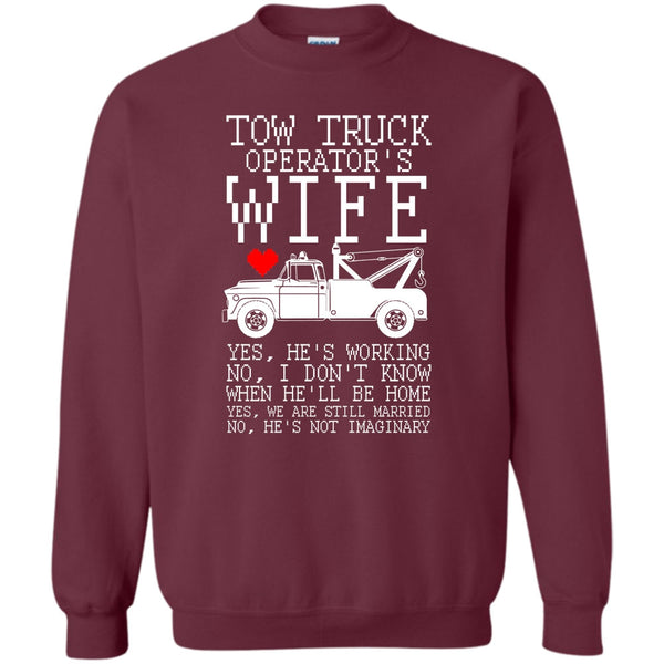 I'm A Truck Operator's Wife T Shirt, Coolest Trucker Sweatshirt