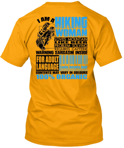 I Am A Hiking Woman T Shirt, I Love Hiking T Shirt