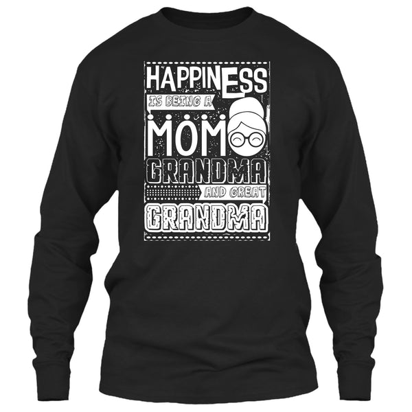 Happiness Is Being A Mom T Shirt, Grandma T Shirt