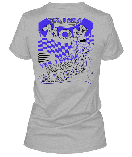 I Am A Mom T Shirt, I Love Biker T Shirt