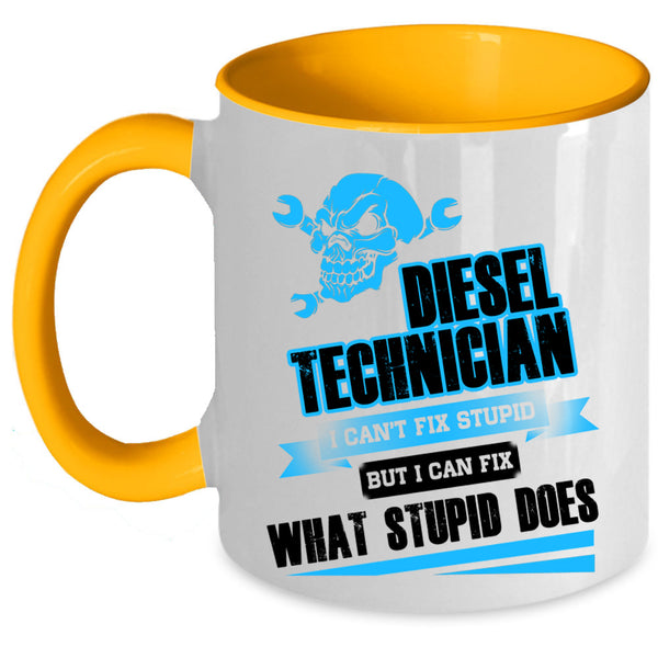 Cool Gift For Technician Coffee Mug, Diesel Technician Accent Mug