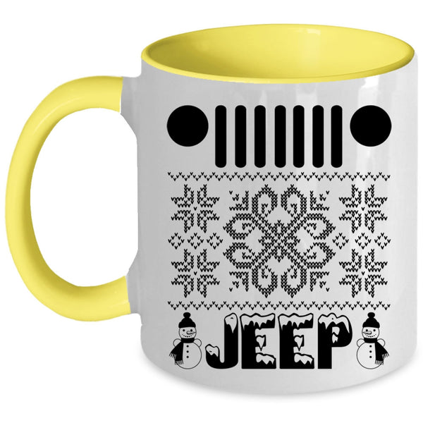 Christmas Gift For Jeep Driver Coffee Mug, Jeep Accent Mug